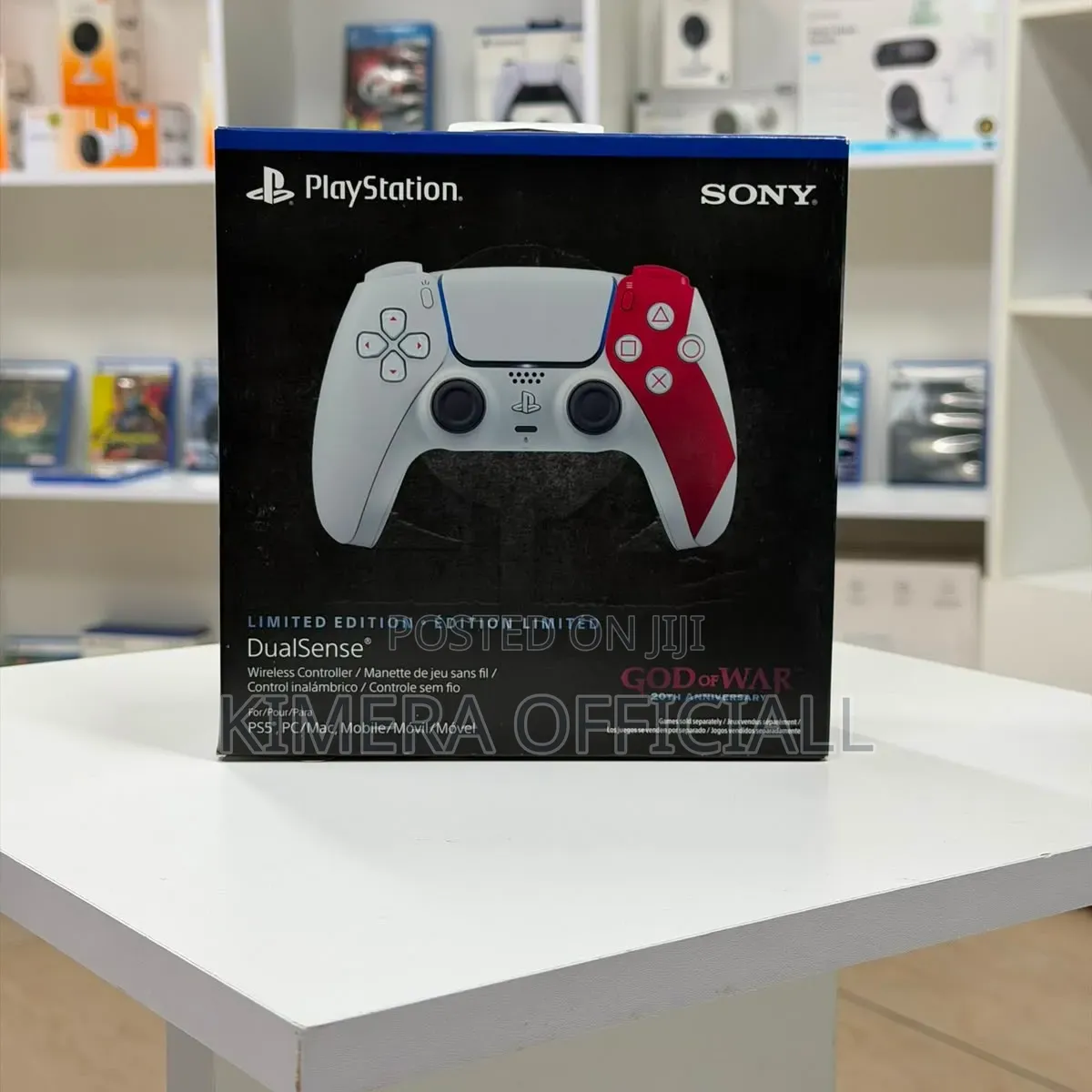 God of War Customized Ps5 Controllers. Brand New in a Box and Sealed