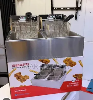 Globalstar GS-82A Double Tank Electric Commercial Deep Fryer 12L