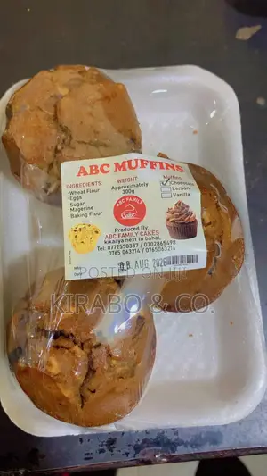 Muffins on a Plate