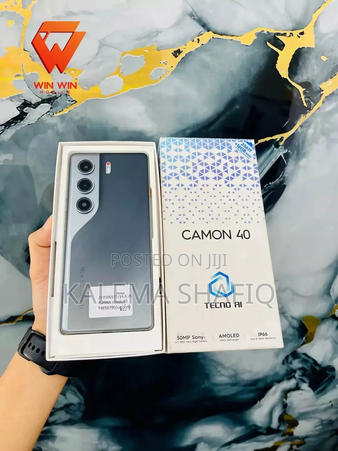New Tecno Camon 40 Pro 5G 256 GB Black