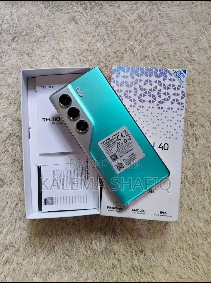 New Tecno Camon 40 Pro 5G 256 GB Green