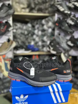 Nike Zoom Black Orange Performance Sneakers
