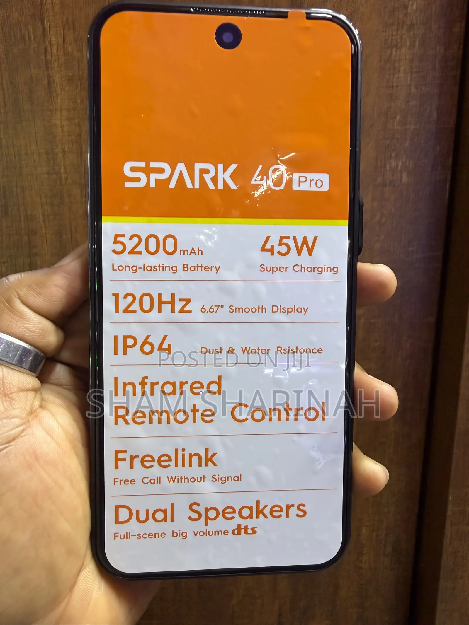 New Tecno Spark 40 256 GB Black