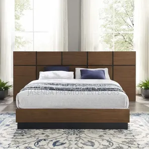 5x6 Wooden Bed Platform Low Design | Strong Bed 1.4M Free Install