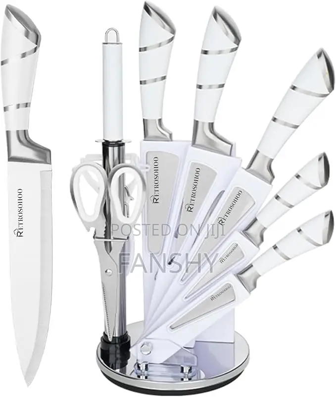 9 Piece Kitchen Knife Set