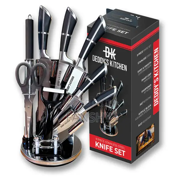 9 Piece Kitchen Knife Set