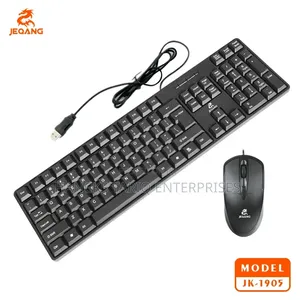 JEQANG JW-8100 2.4G Wireless Keyboard and Mouse Set.