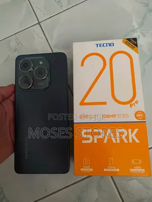 New Tecno Spark 20 Pro 256 GB Black
