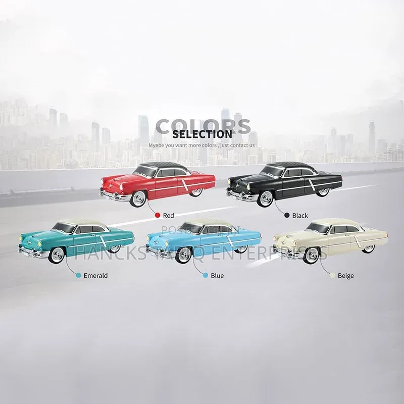Vintage Classic Car-Shaped Wireless Bluetooth ).