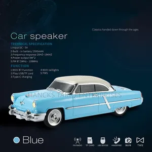 Vintage Classic Car-Shaped Wireless Bluetooth ).
