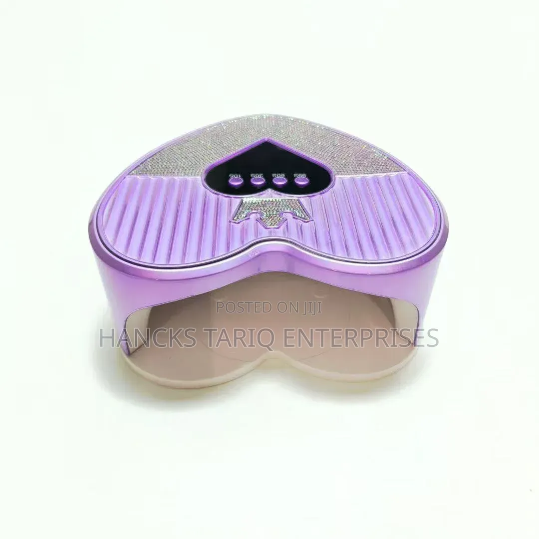 Heart-Shaped UV/LED Nail Lamp (Gel Nail Curing Light).