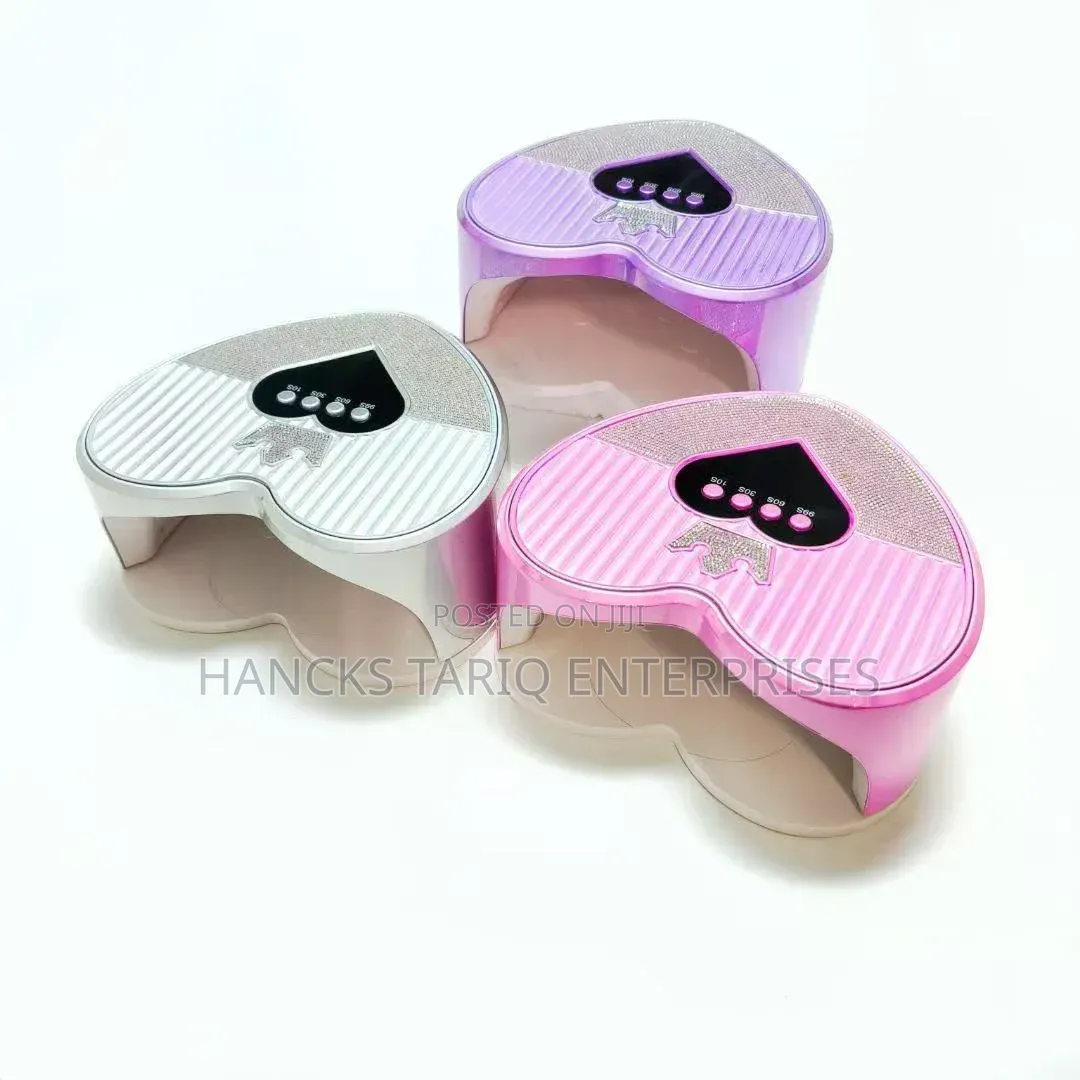 Heart-Shaped UV/LED Nail Lamp (Gel Nail Curing Light).
