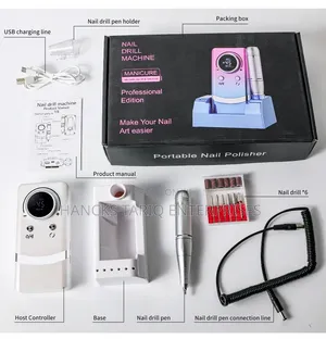 V8 Professional Edition Portable Nail Polisher (Nail Drill Machine).