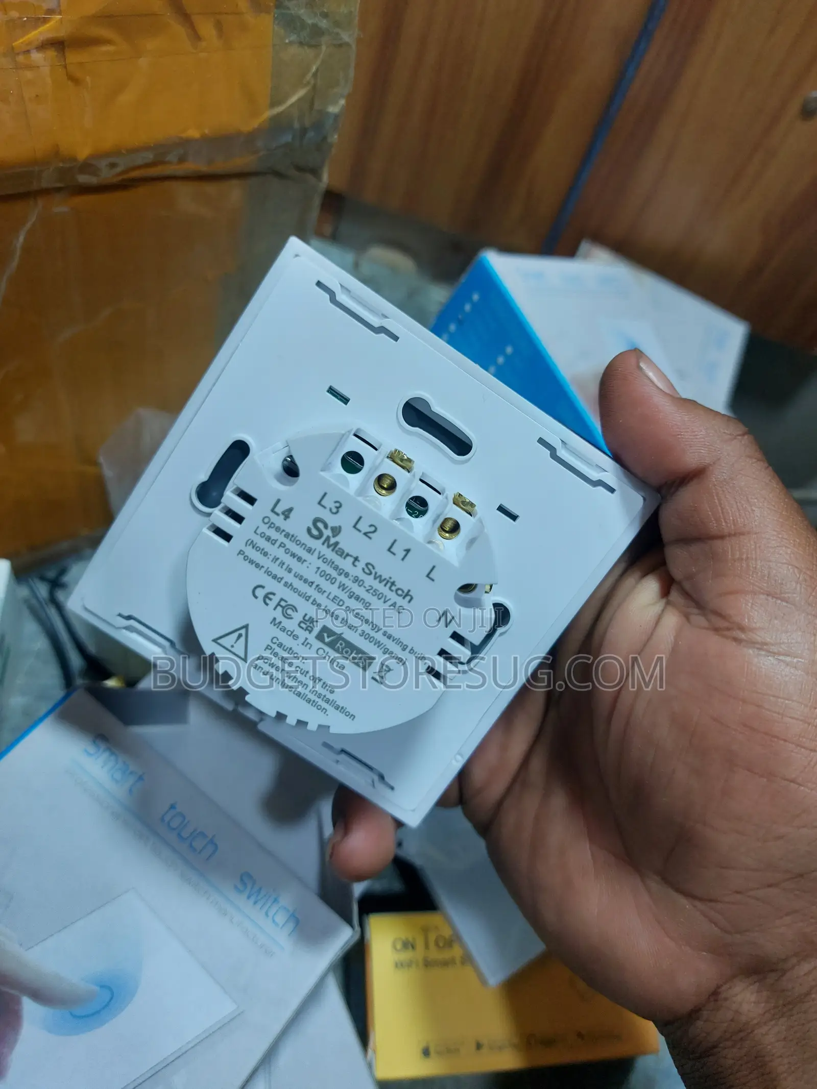 WiFi Smart Switch 1 Gang Touch Light Switch App