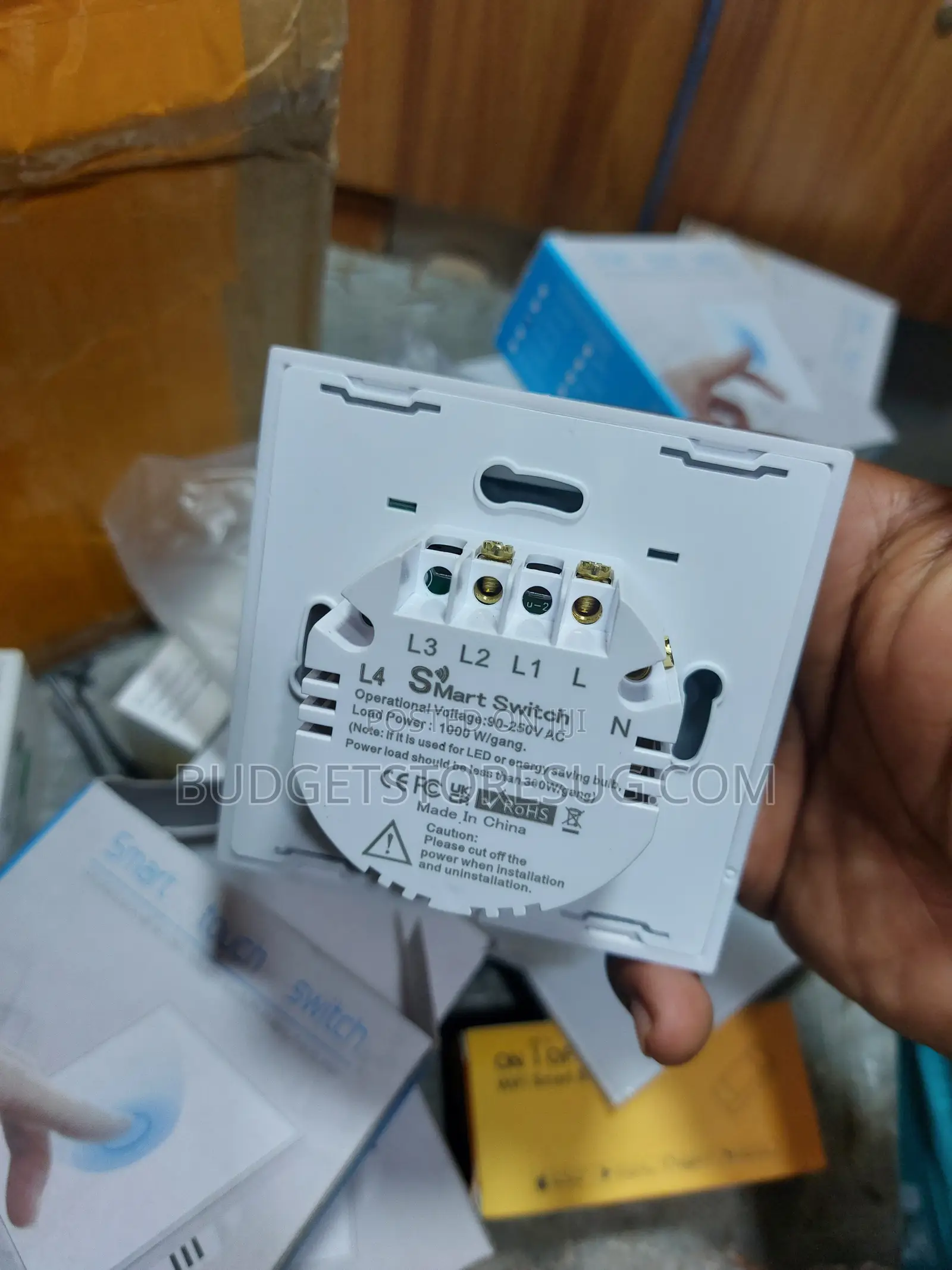 WiFi Smart Switch 1 Gang Touch Light Switch App