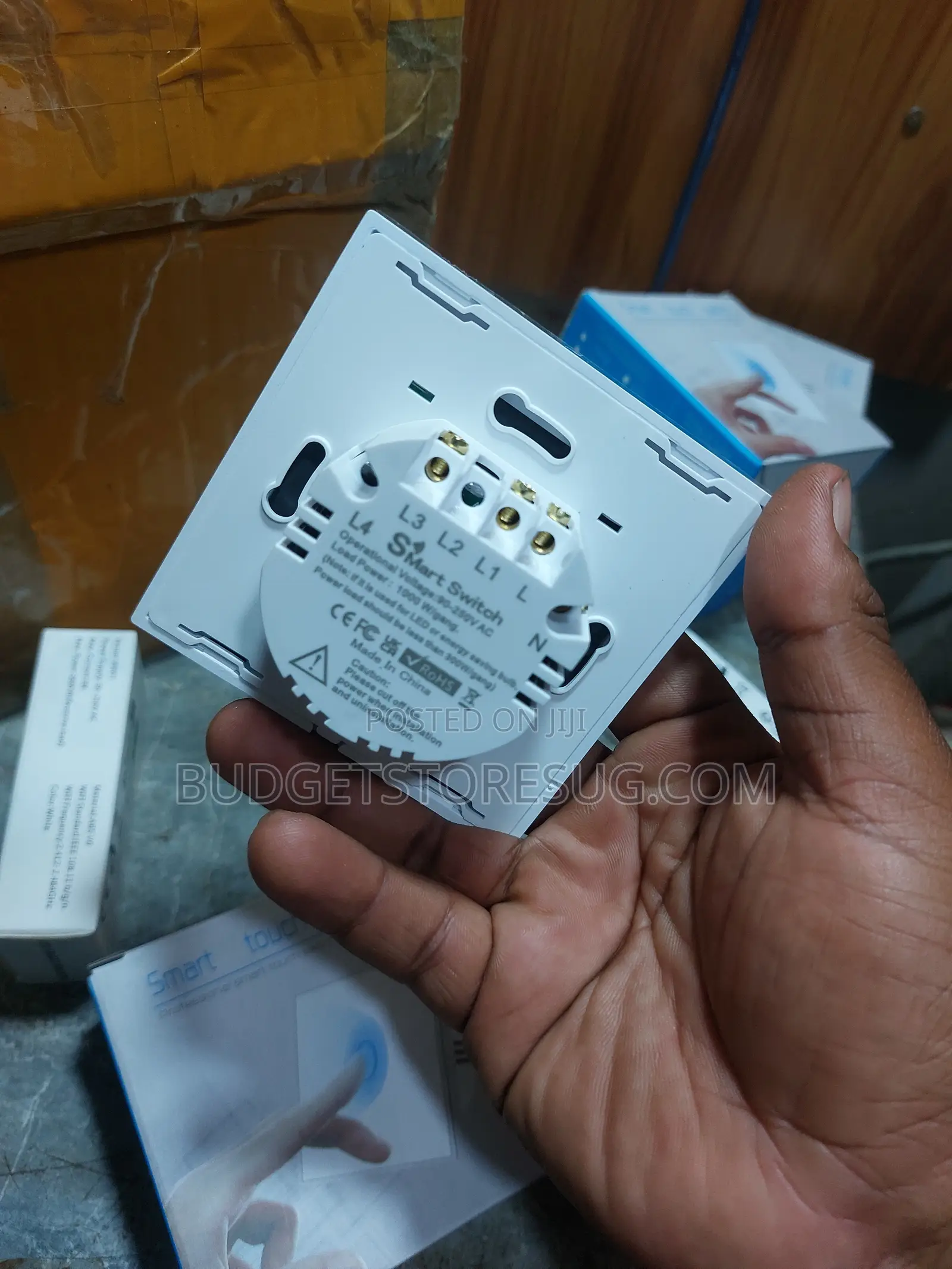 WiFi Smart Switch 2 Gang Touch Light Switch App