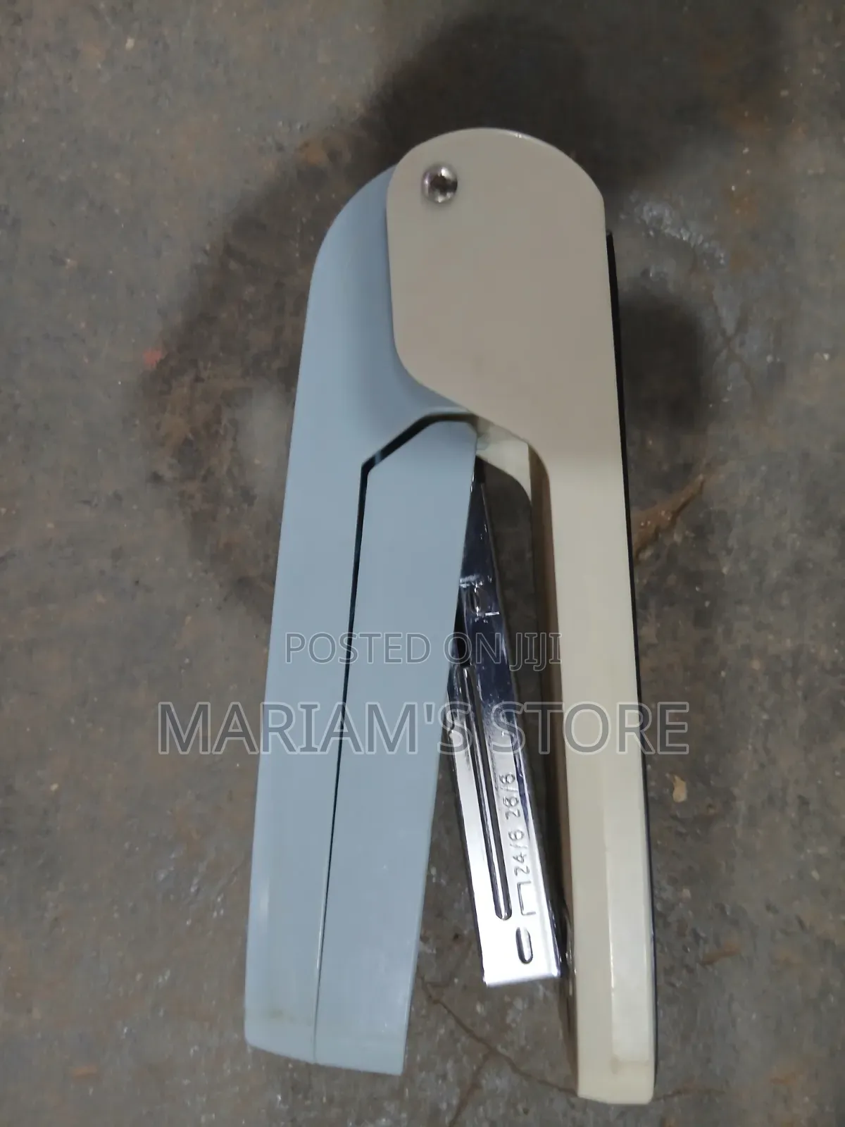 Rotating Stapler Used for Binding Books or Pamphlets at the Spine.