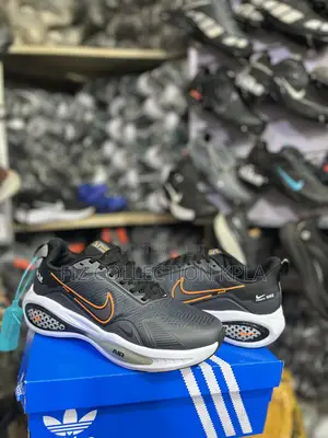 Original Nike Journey Running Shoes Black Orange
