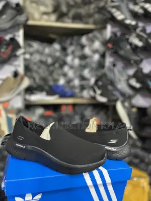 Original Skechers GOwalk Slip on Running Shoes Black