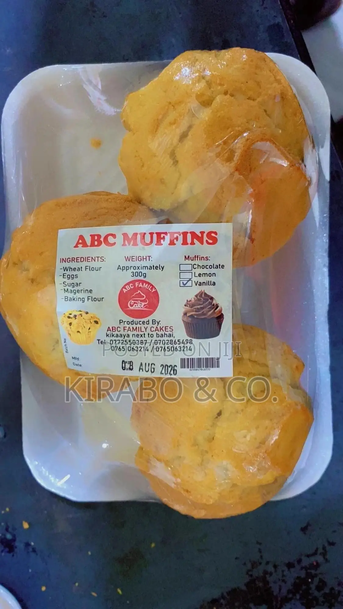 Muffins on a Plate