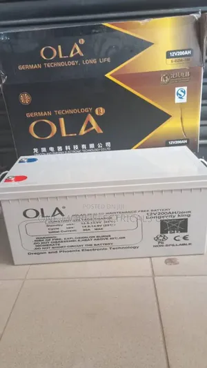 OLA Cheaper Battery 200ah/12volts Gel