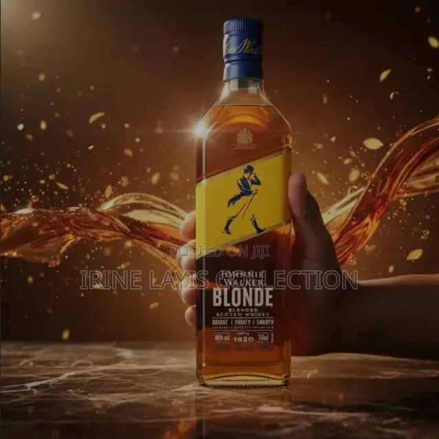 750ml Bottle of Johnnie Walker Blonde Blended Scotch Whisky.