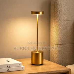 Rechargeable LED Table Lamp ~ Gold