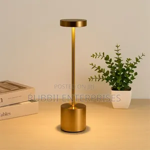 Rechargeable LED Table Lamp ~ Gold