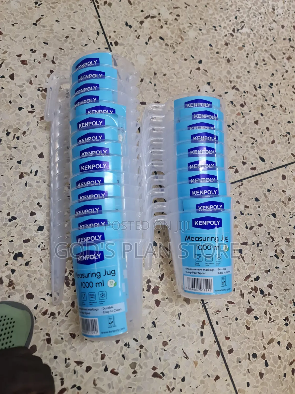 Liquid Scale Plastic Measuring Jug 1000mls 1pc