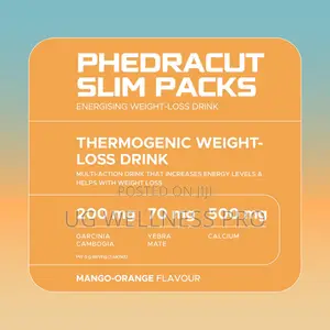 USN Phedra Cut Mango Orange Energizing Weight Loss Drink 20 Slimpack
