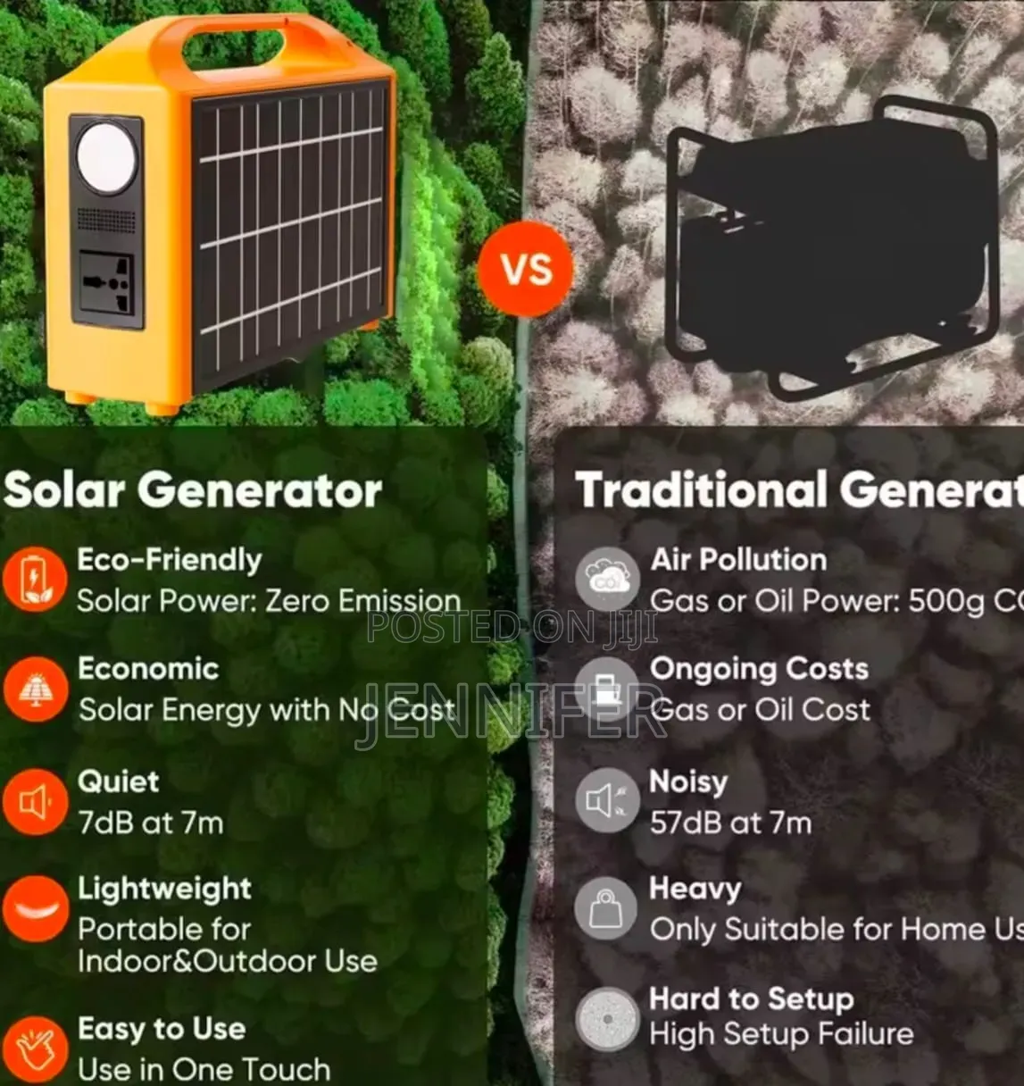 Eg013Li 100W Portable Power Station Solar Generator.