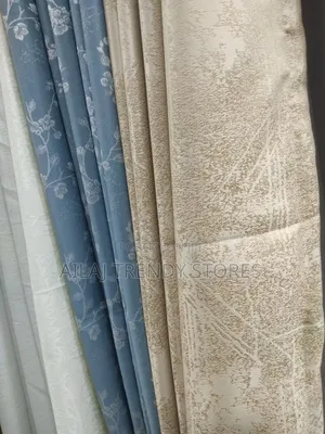 I Need Floral Gray or Blue Curtains Per Metre