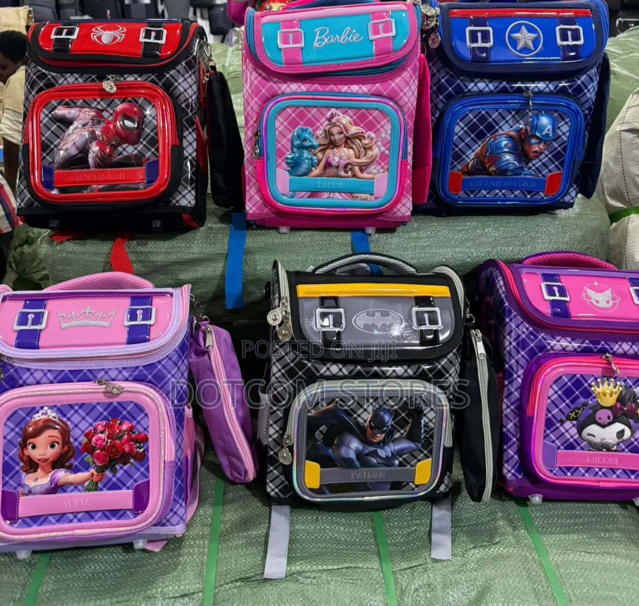 Character-Themed School Backpacks for Children