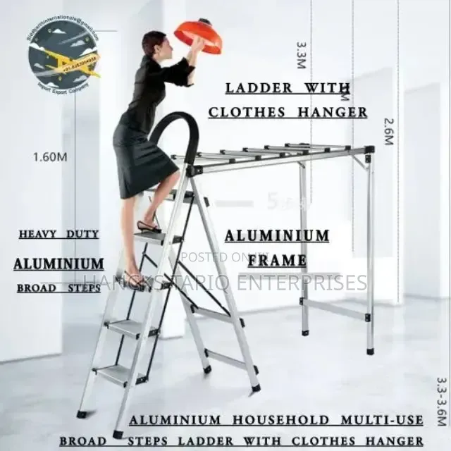 Folding Multi-Purpose Scaffolding Ladder Work Platform.