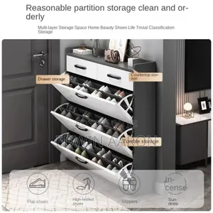 Wooden Sturdy Shoe Cabinet Rack