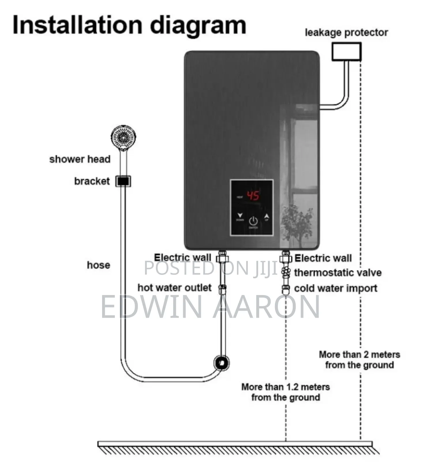 Big Size Instant Water Heater