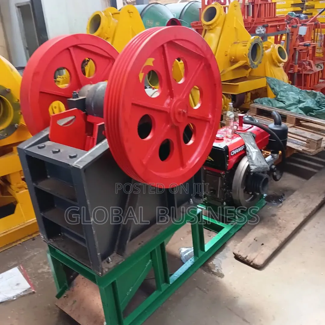 Jaw Stone Crusher Complete Set With Diesel Engine