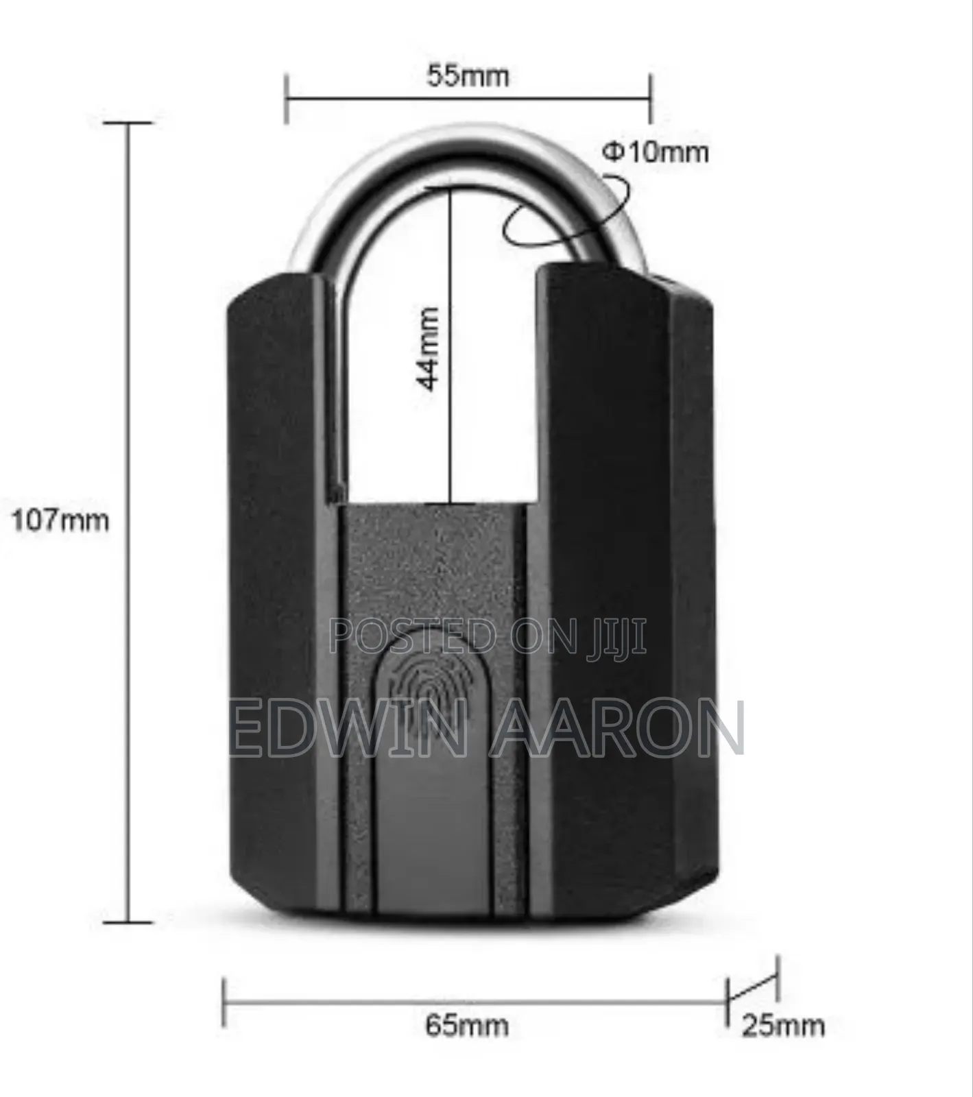 Heavy-Duty Fingerprint Security Padlock