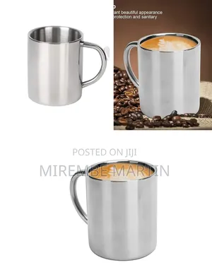 12 Pieces Double-Walled Stainless Steel Travel Coffee Mug