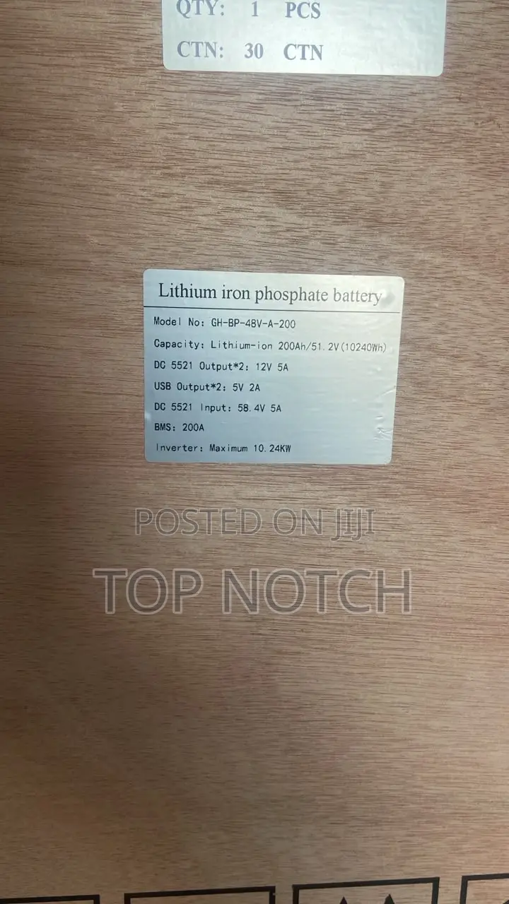 10kwh/200Ah/48v Lithium Battery