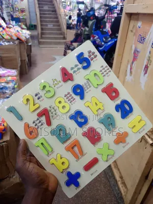 Wooden Number Puzzle Toy