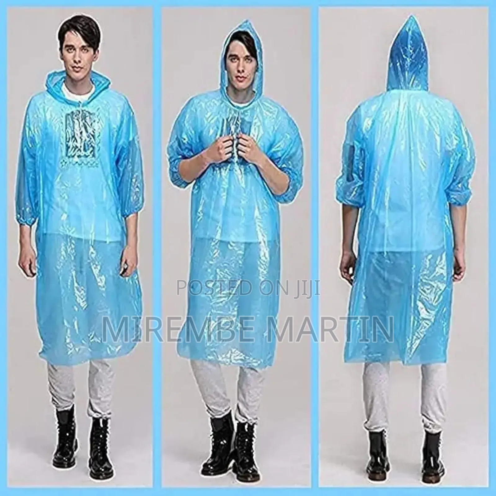 3 Pieces. Unisex Disposable Rain Card for Waterproof Rain