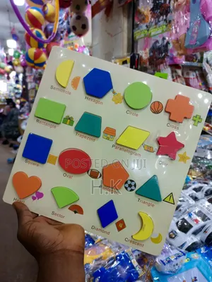 Wooden Geometric Shape Puzzle