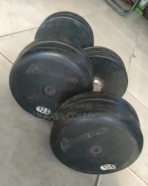 UK Used MedicSport Branded Dumbbells With a 12.5 Kg Weight Rating.