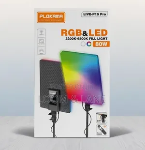 Plokama Live-P19 Pro Is an 80W RGB LED Panel Fill Light