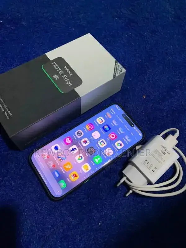 New Infinix Note Edge 256 GB Gray