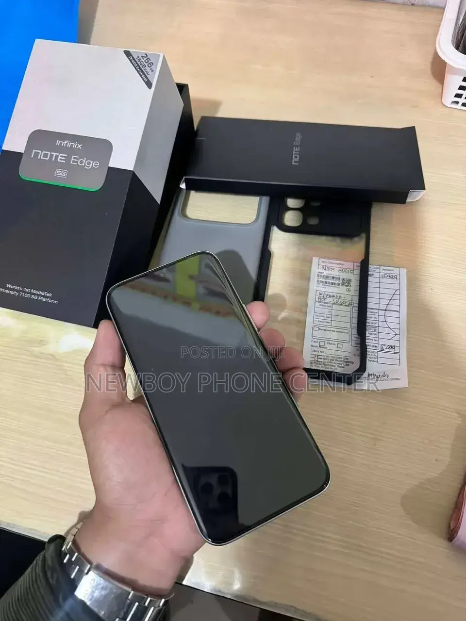 New Infinix Note Edge 256 GB Gray