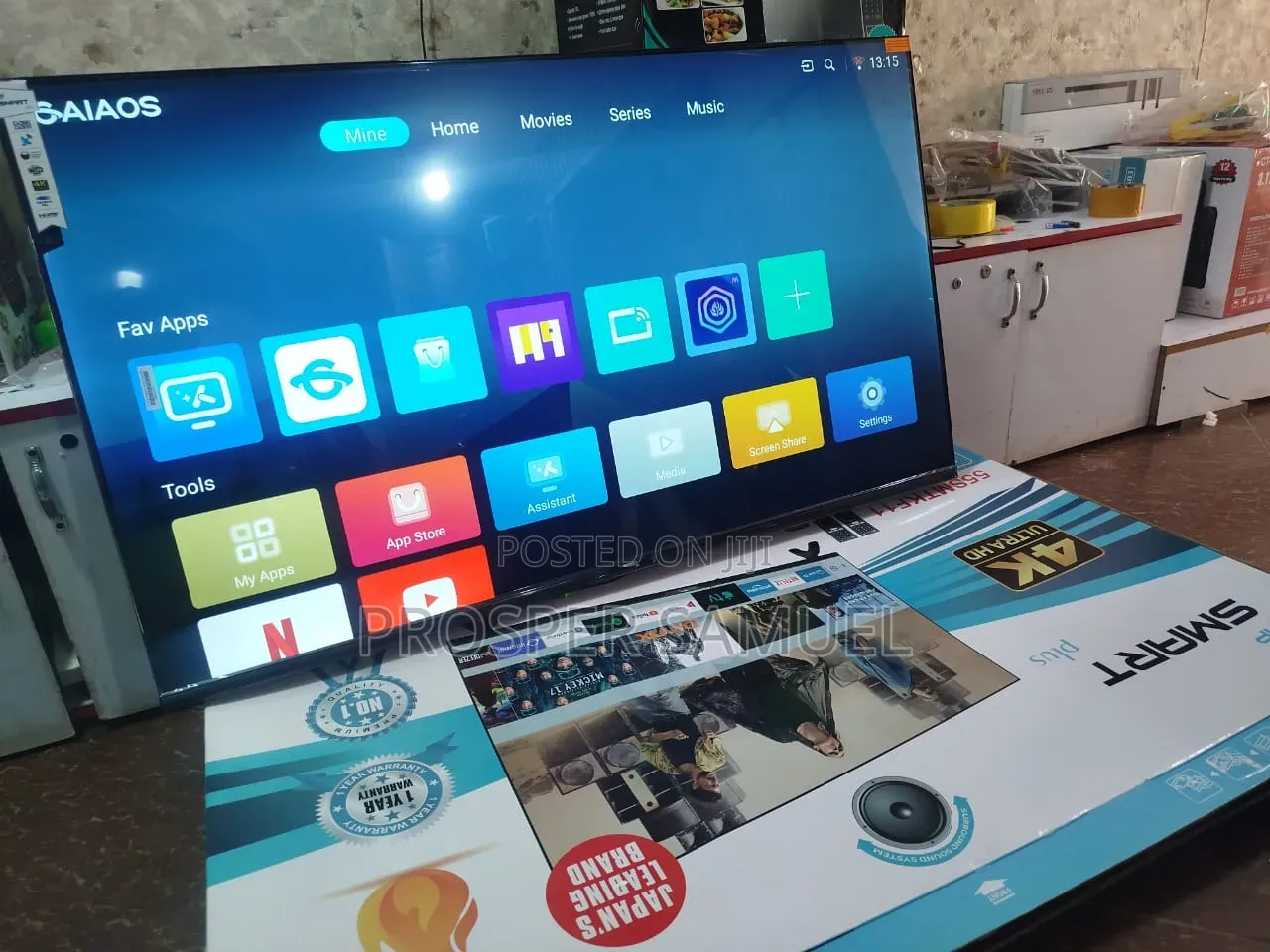 55 Inches Frameless Smart Plus Digital Flat TV