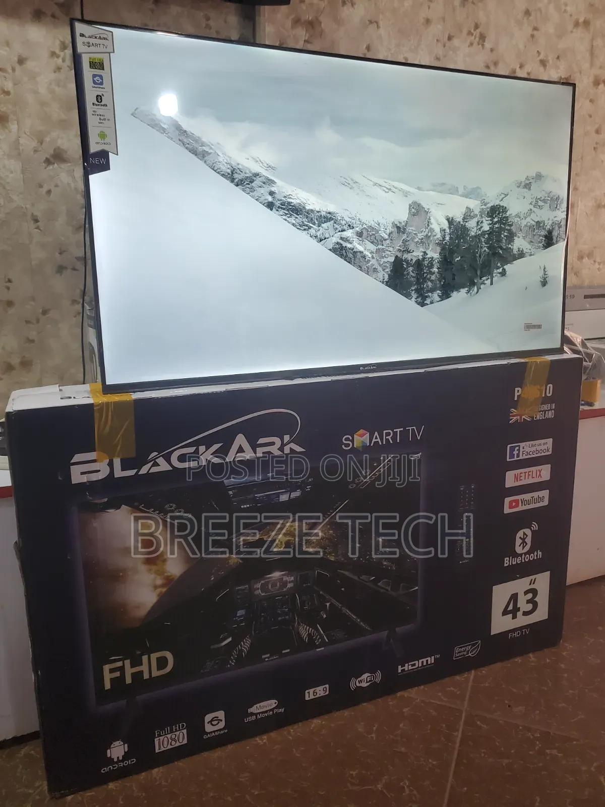 Android TV 43"inch Blackark