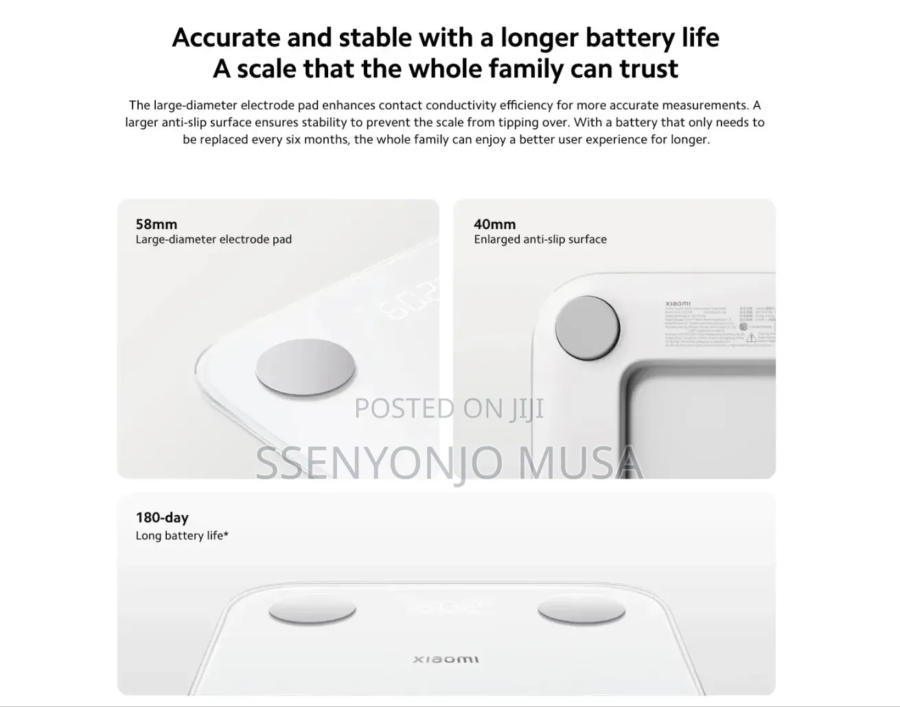 Xiaomi Body Composition Scale S400 Smart BT Digital Weighing Scale